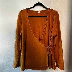 Old Navy Wrap Long Sleeve Top